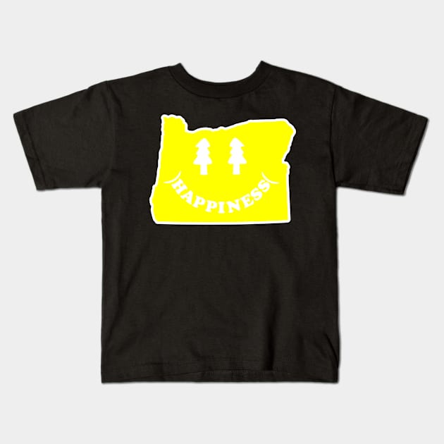 Happiness Kids T-Shirt by TaterSkinz